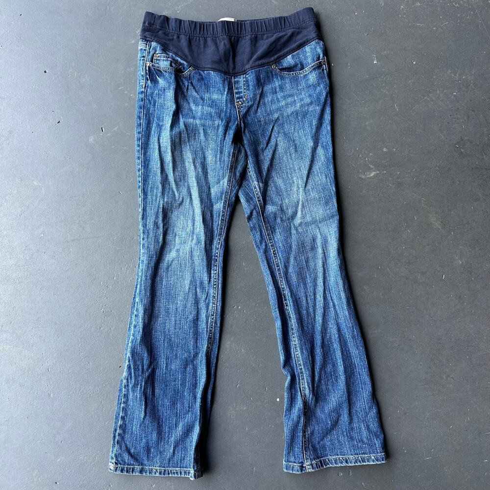 Old Navy Maternity Full Panel Bootcut Jeans Medium Wash Size
